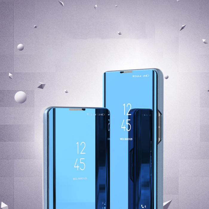 OEM - Galaxy A22 5G Mobilfodral Clear View - Svart