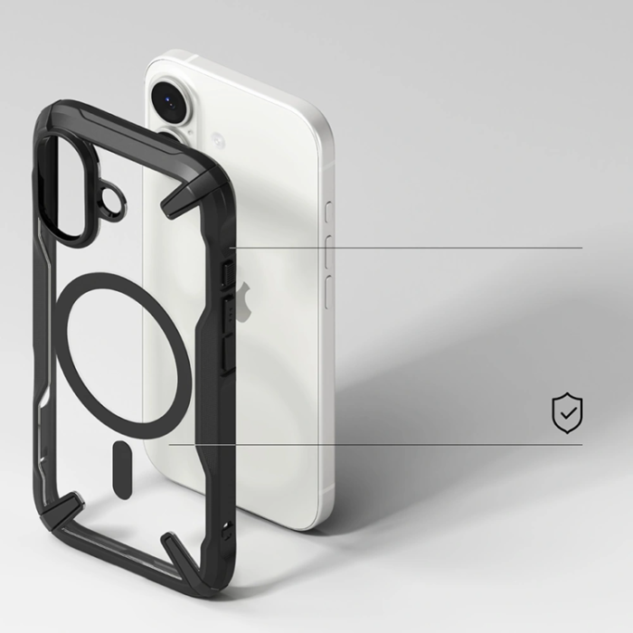 Ringke - Ringke iPhone 17 Mobilskal Magsafe Magnetic Fusion X - Svart