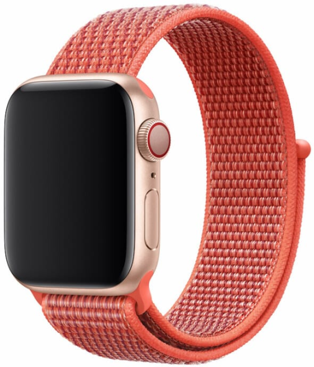 Devia Apple Watch (42/44/45/49mm) Armband Deluxe Sport3 - Röd | 5123 | AlltMobil