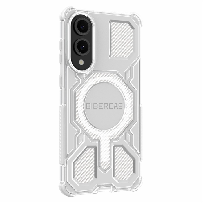 BIBERCAS - BIBERCAS Galaxy S25 Edge Mobilskal MagSafe J-16 - Grå