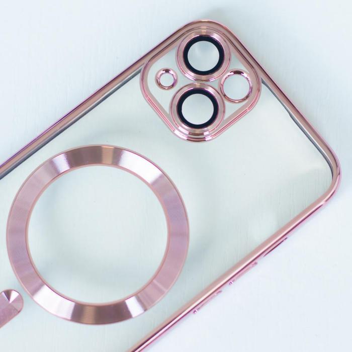 OEM - iPhone 13 Pro Skal Roséguld Chrome Mag