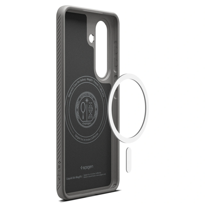 Spigen - Spigen Mobilskal För Galaxy S26 Plus Magsafe Liquid Air - Marble Grå