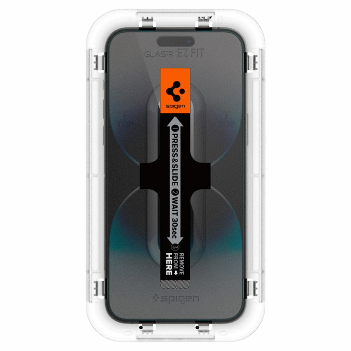 Spigen - Spigen iPhone 14 Pro Max Härdat Glas Skärmskydd Ez-Fit 2-Pack - Clear