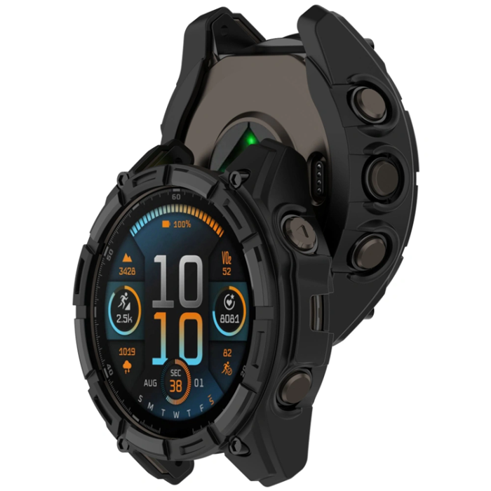 Tech-Protect - Tech-Protect Garmin Fenix 8 (47mm) Skal Defense Air - Svart