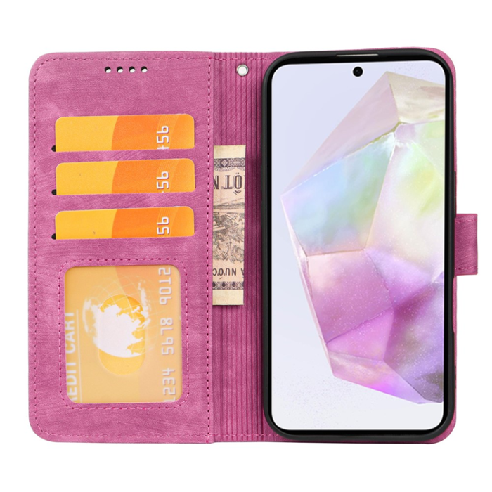 A-One Brand - OnePlus 15 5G Plånboksfodral Striped Texture Läder