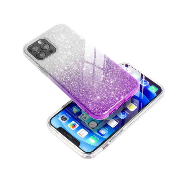 Forcell - Forcell SHINING skal till iPhone 11 PRO clear/Lila