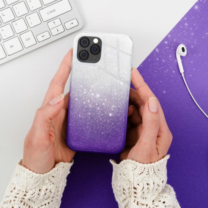Forcell - Forcell SHINING skal till iPhone 11 PRO clear/Lila