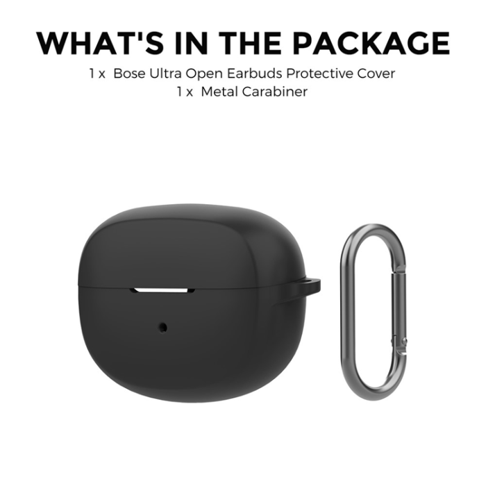 AHASTYLE - AHASTYLE Bose Ultra Open Earbuds Skal med Karbinhake WG147