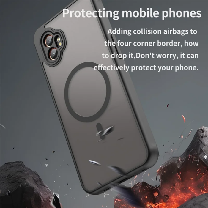 A-One Brand - Galaxy XCover 7 Pro Mobilskal MagSafe Anti Drop - Svart