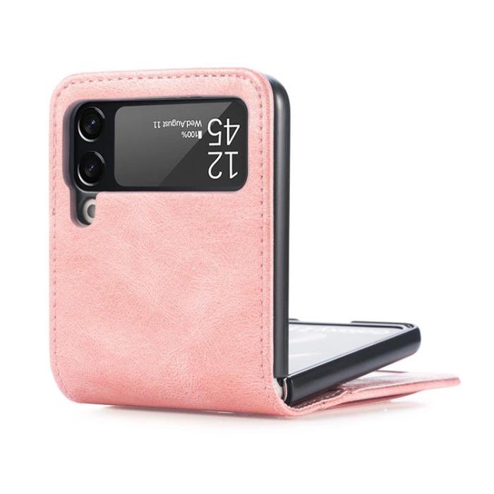 A-One Brand - Plånboksfodral till Samsung Galaxy Z Flip 3 5G - Rosa