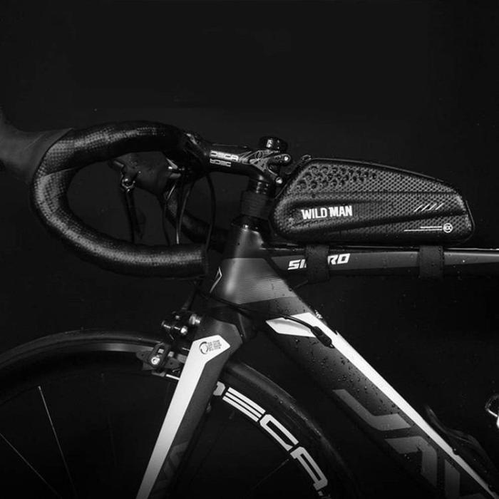 WildMan - WildMan Cykelramväska med Dragkedja 1L EX - Svart