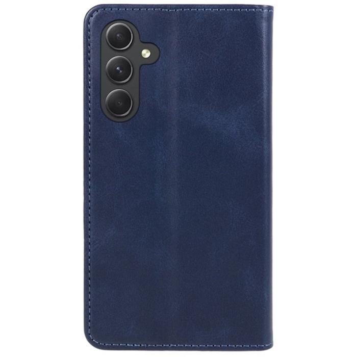 OEM - Samsung Galaxy A57 Fodral PU Läder Magnetiskt Skydd - Blå