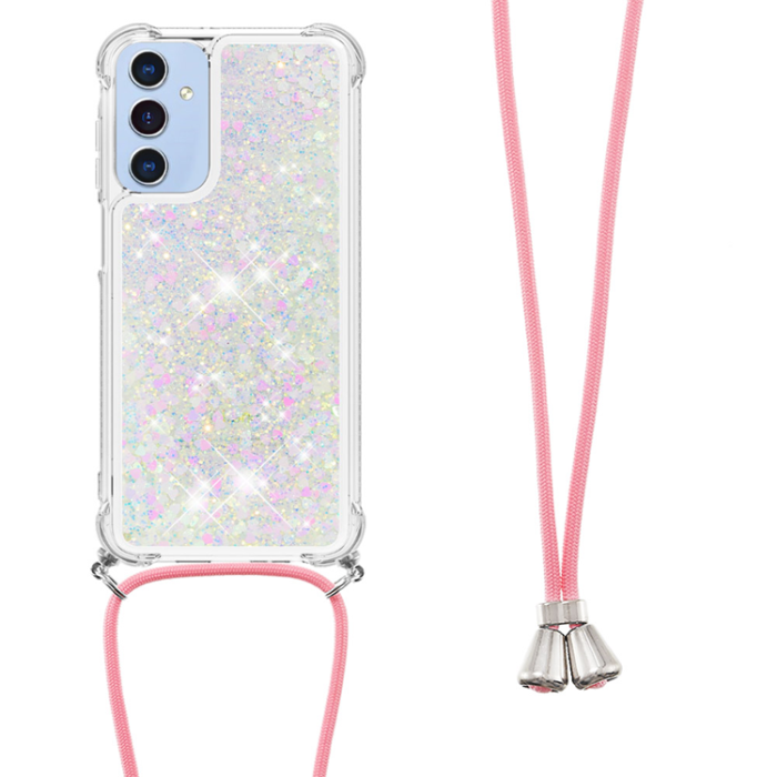 A-One Brand - Galaxy A17 / A26 Mobilskal med Snodd - Laser / Hearts