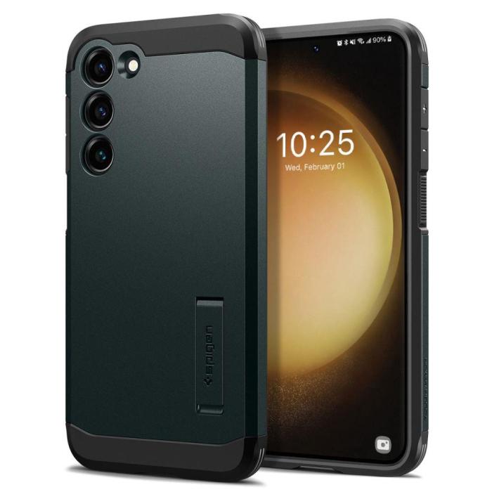 Spigen - Spigen Galaxy S23 Skal Tough Armor - Abyss Grön