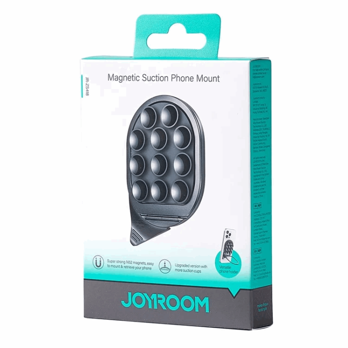 Joyroom - Joyroom Magsafe Mobil Sugkopphållare Silikon Magnetisk Kickstand
