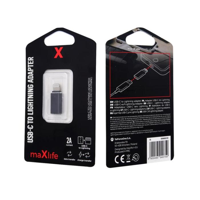 Maxlife - Maxlife USB-C till Lightning Adapter
