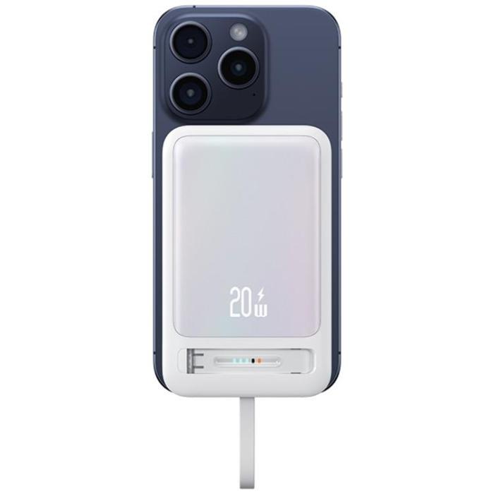USAMS - USAMS Magnetisk Trådlös Powerbank 10000mAh CD219 XM- Svart
