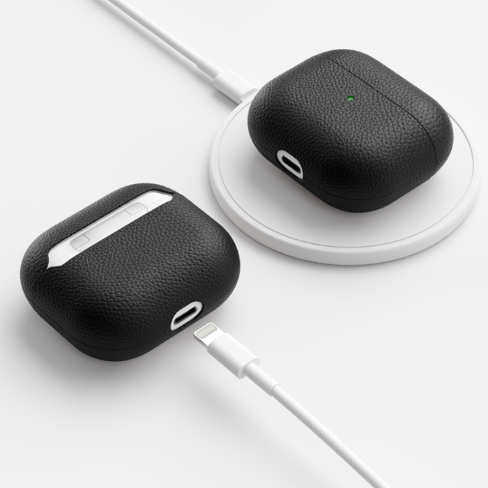 PodSkinz - PodSkinz Airpods 3 Skal Artisan Series Läder - Svart