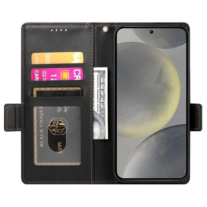 OEM - Galaxy S25 Plus Plånboksfodral - Svart