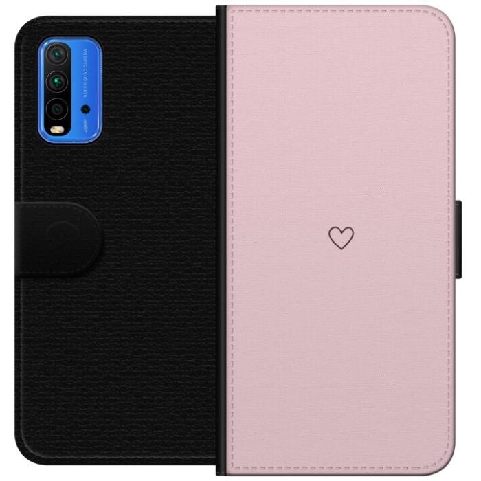 iSecrets - Plånboksfodral till Xiaomi Redmi Note 9 4G med Litet Hjärta