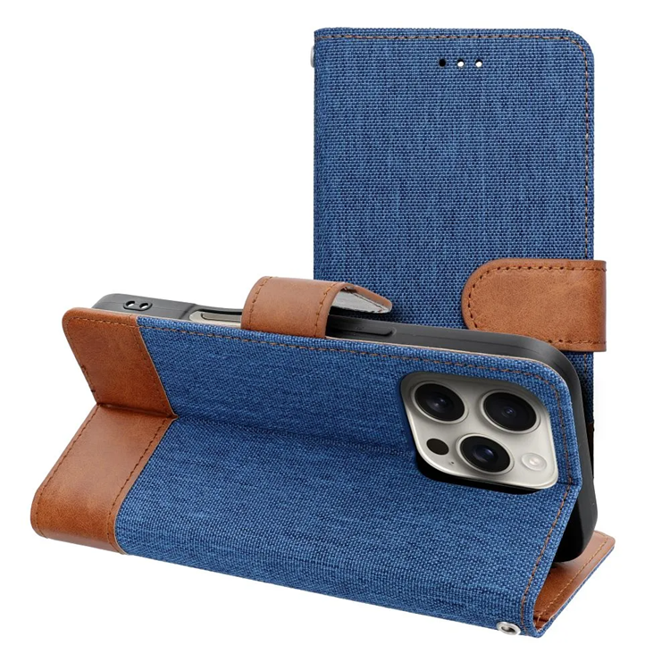 iPhone 17 Pro Max Plånboksfodral Jeans - Blå | 2353 | AlltMobil