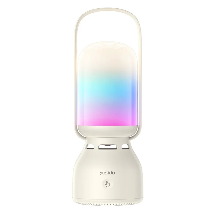 YESIDO Trådlös Högtalare Bluetooth Utomhus - 11 Lighting Modes - Vit | 505771 | AlltMobil