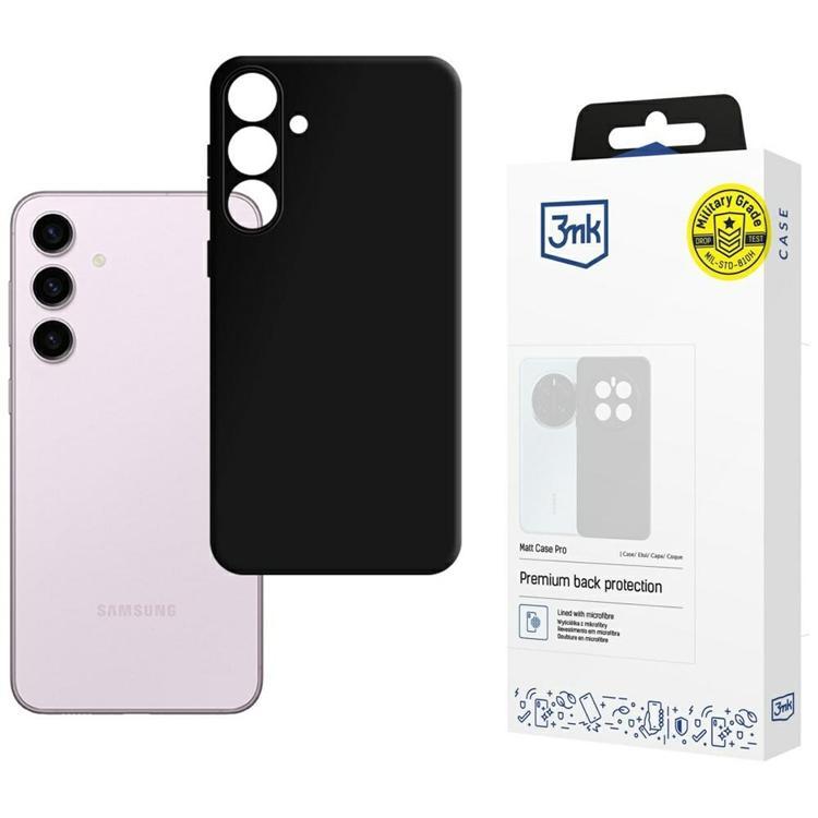3MK Galaxy S24 Mobilskal Matt Pro - Svart | 2353 | AlltMobil