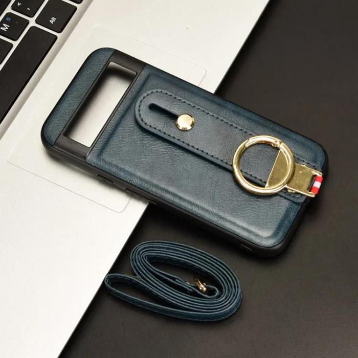 Taltech - Google Pixel 8A Halsbandsskal Ringhållare - Blå