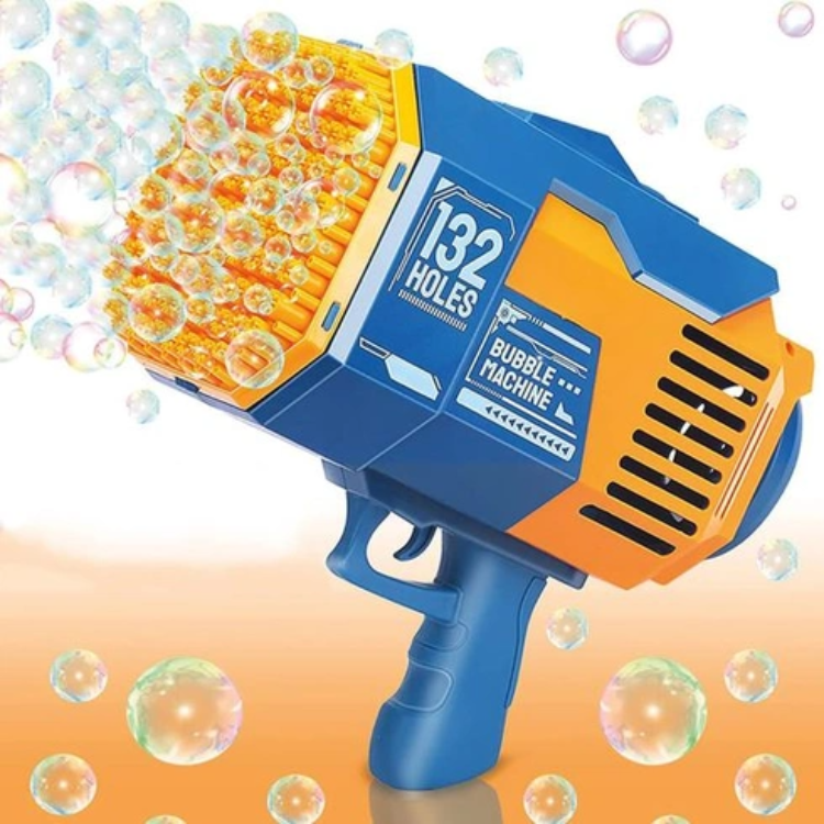 Bazooka Bubble® Blå Raketformad Bubbelmaskin för Barn | 264 | AlltMobil