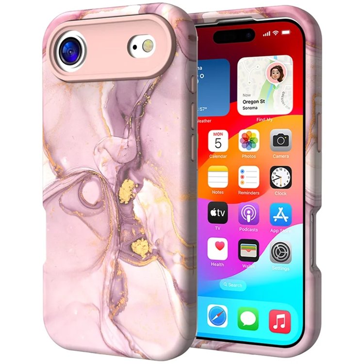 iPhone 17 Air Mobilskal Vattentryck - P-GWL10031 (Roséguld) | 2353 | AlltMobil