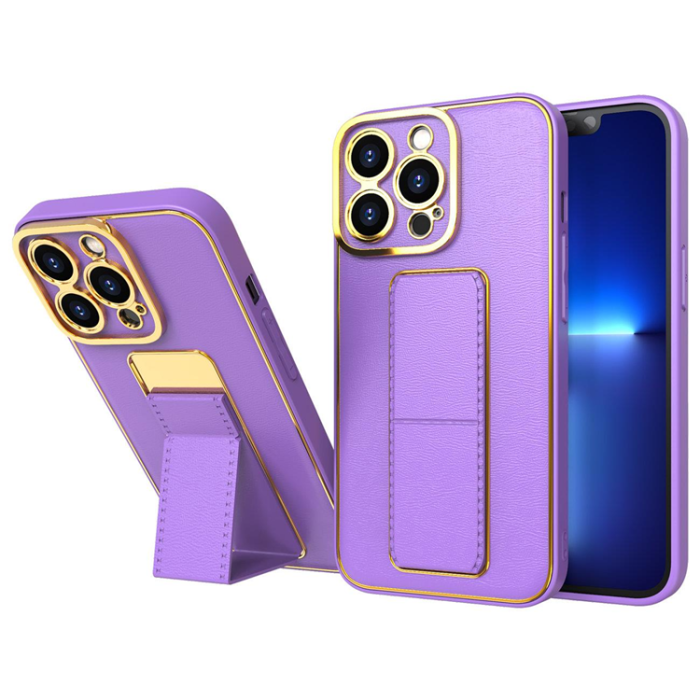 OEM - iPhone 12 Skal Kickstand - Lila