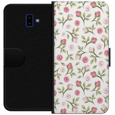iSecrets - Pl&aring;nboksfodral till Samsung Galaxy J6+ med Blommigt