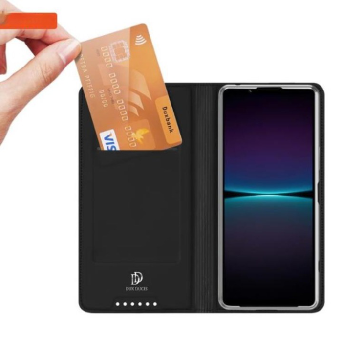 Dux Ducis - Dux Ducis Sony Xperia 1 V Plånboksfodral Skin Pro - Svart