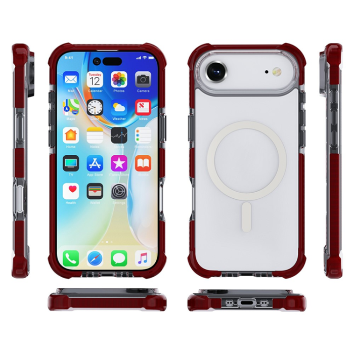 A-One Brand - iPhone Air Mobilskal MagSafe Förstärkta Hörn Acrylic