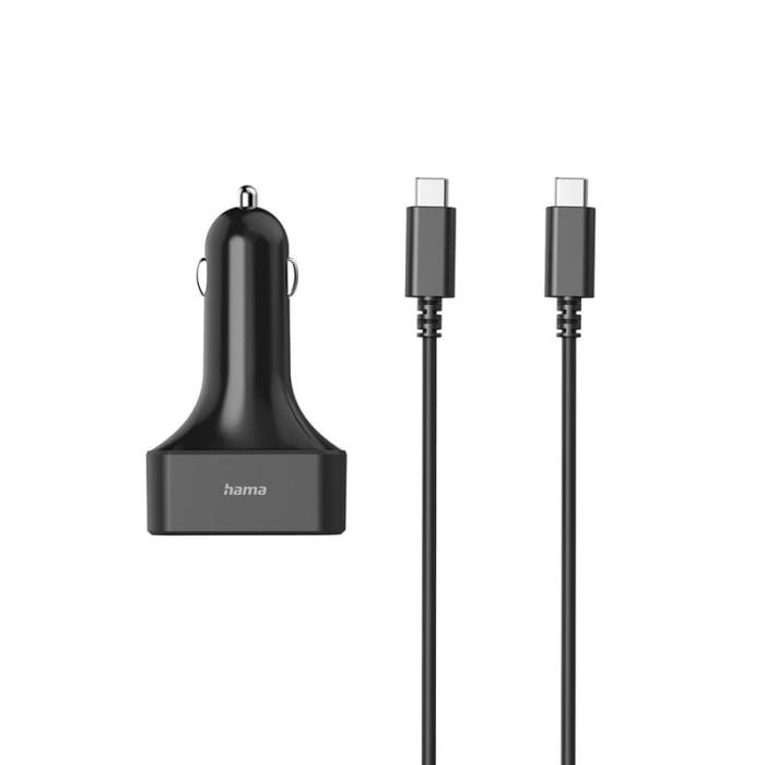 Hama - HAMA Strömförsörjning Universal Bil USB-C 5-20V/65W