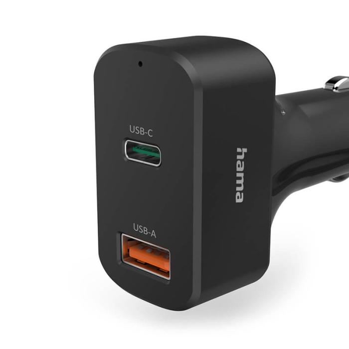 Hama - HAMA Strömförsörjning Universal Bil USB-C 5-20V/65W