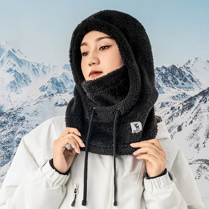 Qunature - Qunature Ski Balaclava Storlek L Arctic Velvet - Svart