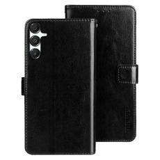 IDEWEI - IDEWEI Mobilfodral f&ouml;r Samsung Galaxy S26 Konstl&auml;der Kickstand - Svart