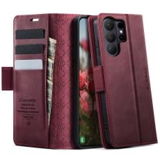 Caseme - CaseMe Pl&aring;nboksfodral f&ouml;r Samsung Galaxy S26 Ultra Konstl&auml;der RFID - R&ouml;d