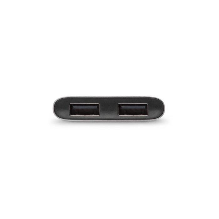 Moshi - Moshi USB-C Till Dubbell-A Adapter - Grå