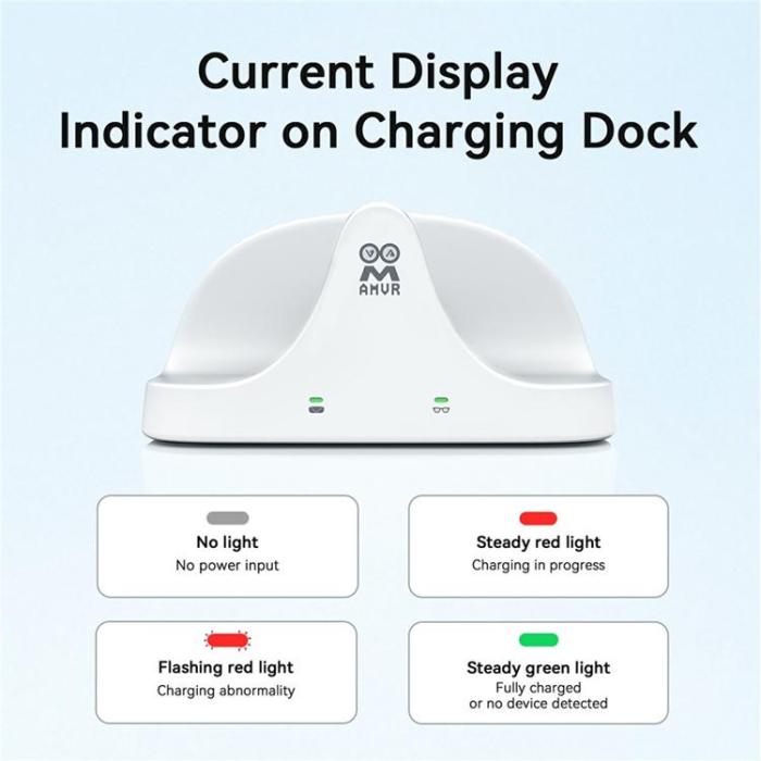 AMVR - AMVR Magnetisk Snabbladdare för Ray-Ban Meta AI Glasögon 1/2 Gen CD3