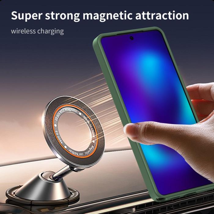 OEM - Mobilskal för Samsung Galaxy S26 Ultra Magnetiskt TPU + PC - Olivgrön