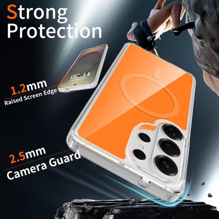 OEM - Mobilskal för Samsung Galaxy S26 Ultra Magnetiskt TPU + PC - Orange