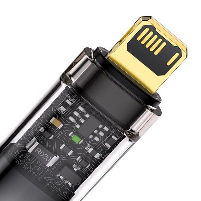 BASEUS - Baseus Explorer USB-A till Lightning kabel 1m - Svart