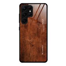 OEM - Mobilskal f&ouml;r Samsung Galaxy S26 Ultra TPU + H&auml;rdat glas - Kaffe