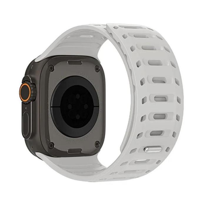 Dux Ducis - Dux Ducis Apple Watch 44/45/46/49mm Armband CS Silikon - Grå