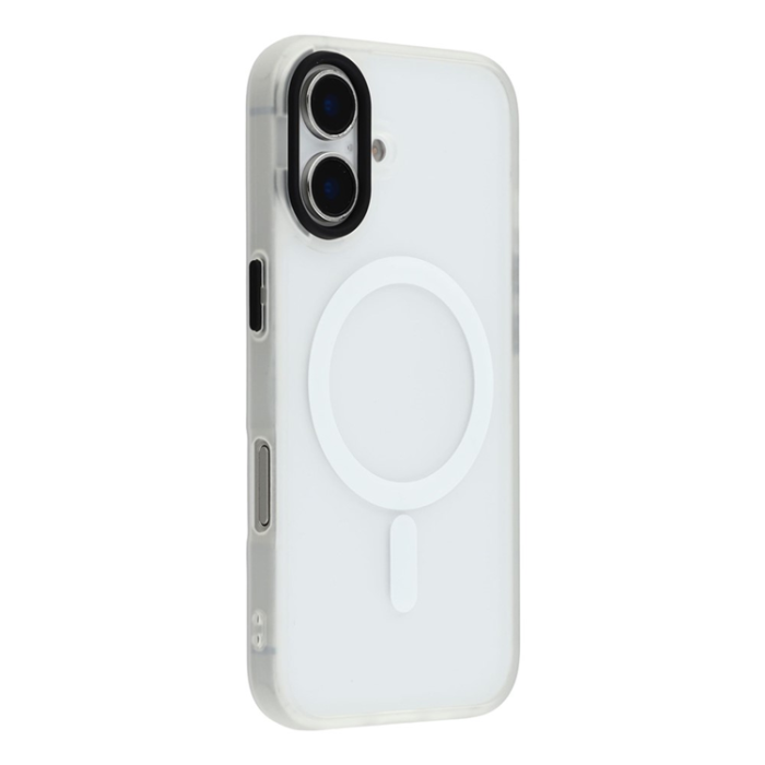 A-One Brand - iPhone 17 Mobilskal MagSafe Skin Touch - Transparent Vit