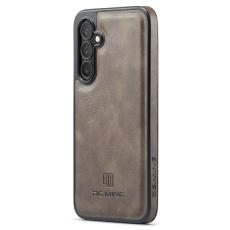 DG.MING - DG.MING Mobilskal till Samsung Galaxy S25 Anti-Drop L&auml;der Coated Brun
