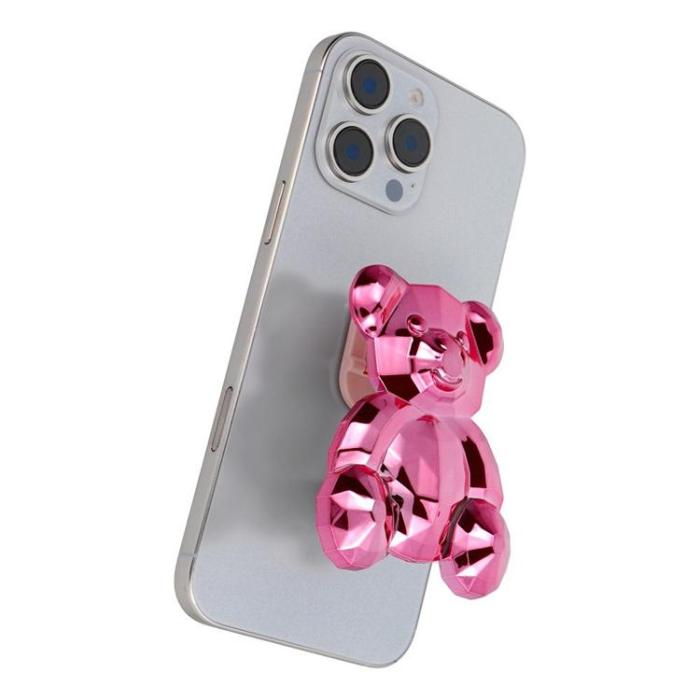 A-One Brand - Mobilställ Stick-on BEAR - Rosa