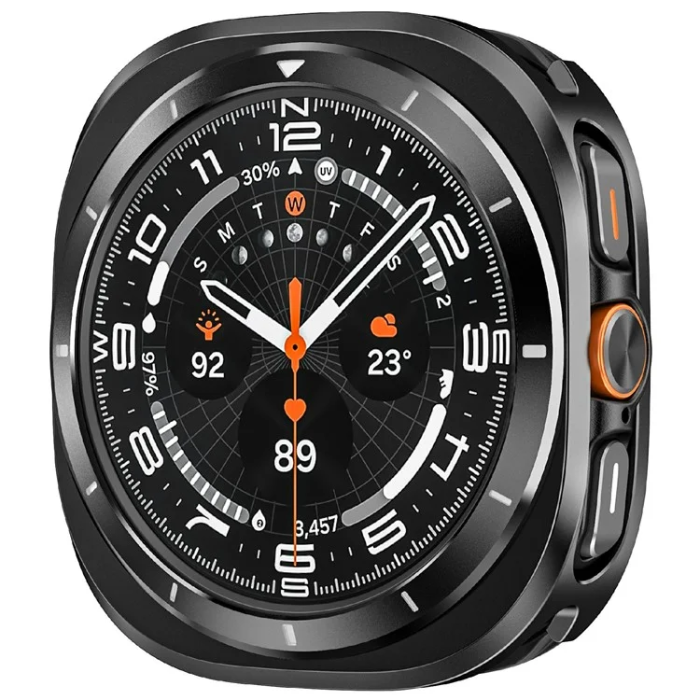 OEM - Galaxy Watch Ultra (47mm) Skal Bumper - Svart/Vit